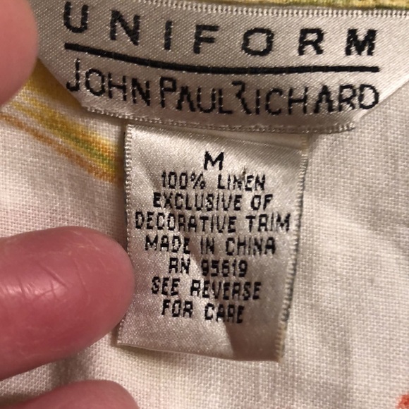 SALE!!! Uniform John Paul Richard Linen Shirt - Picture 4 of 6